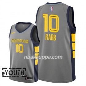 Memphis Grizzlies Ivan Rabb 10 2018-19 Nike City Edition Harmaa Pelipaidat Swingman - Lasten